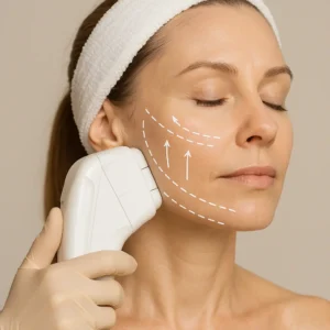 Woman having HI-FU to reduce wrinkles call LA LIPO Falkirk Now!