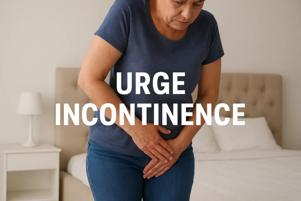 how to manage urge incontinence Falkirk symptoms