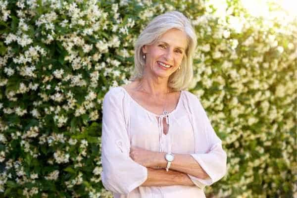 Older woman happy with urinary incontinence treatment Falkirk