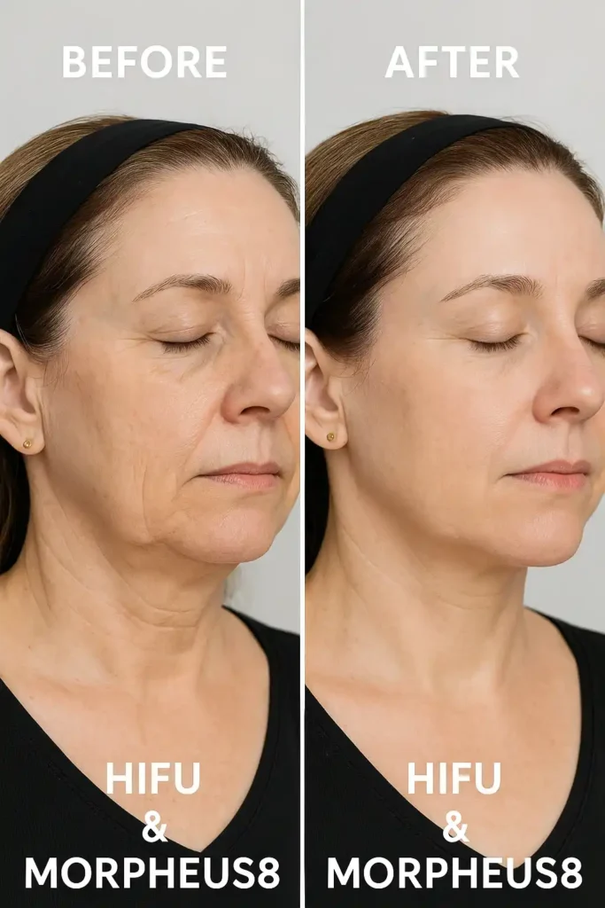 HIFU & Morpheus8 treatment results Falkirk - book in today!