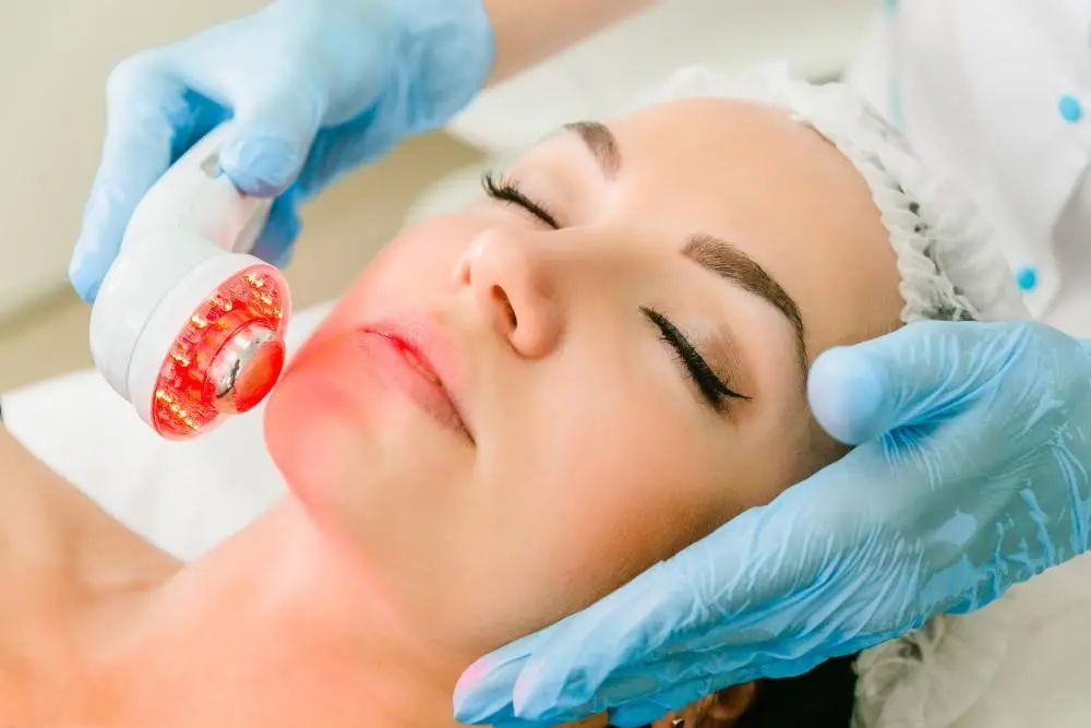 woman having non-surgical Morph8 treatment Falkirk
