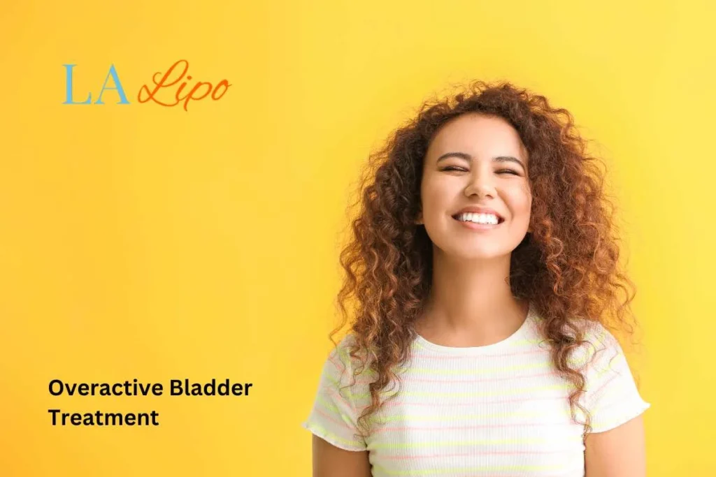 woman smiling about overactive bladder treatment Falkirk solutions