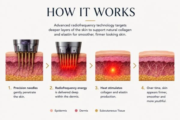 Diagram of how Collagen Lift Therapy Falkirk works