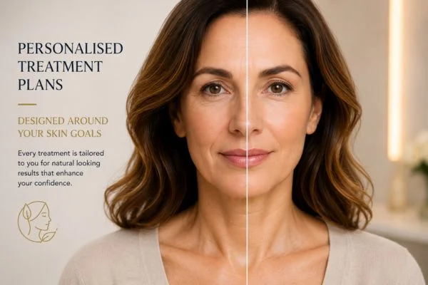 Before and after results of Collagen Lift Therapy Falkirk